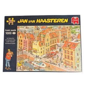 NEW SEALED Jumbo Jan Van Haasteren The Missing Piece 1000 Pc Jigsaw Puzzle